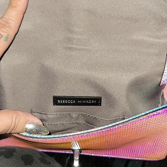 Rebecca Minkoff small Love Iridescent Holographic crossbody bag - Picture 3 of 3
